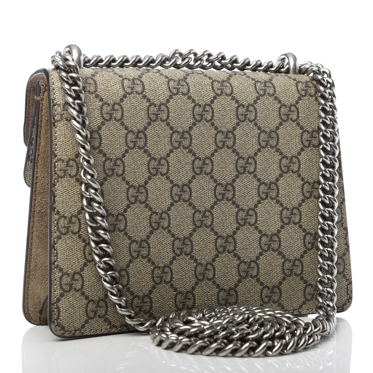 GG Supreme Monogram Mini Dionysus Shoulder Bag Taupe