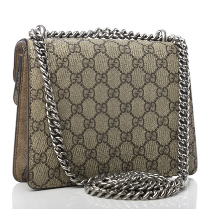 Gucci GG Supreme Monogram Mini Dionysus Shoulder Bag Taupe 2 of 9