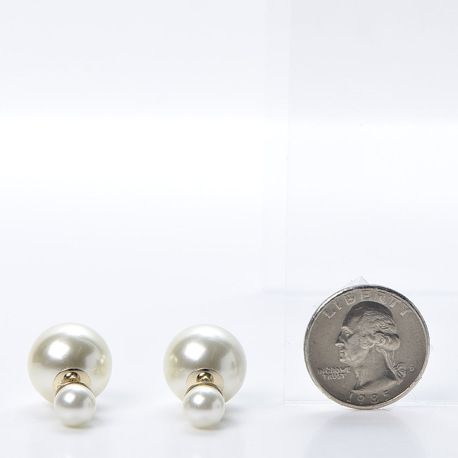 Christian Dior Pearl Mise En Dior Tribal Earrings 2 of 4