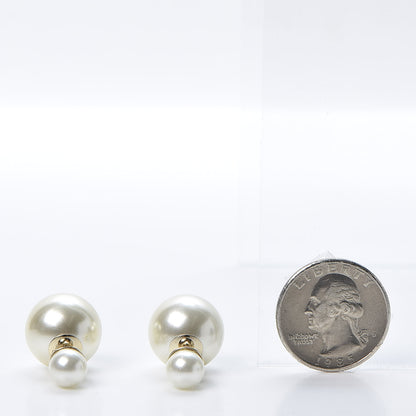 Christian Dior Pearl Mise En Dior Tribal Earrings 2 of 4
