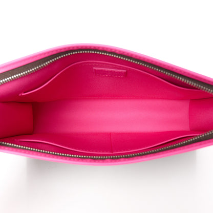 Louis Vuitton Monogram Macassar Pochette Voyage MM Fuchsia 5 of 10