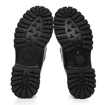 Gucci Cordovan Lux Mens Harald Horsebit Ankle Boots 9.5 Black 5 of 9