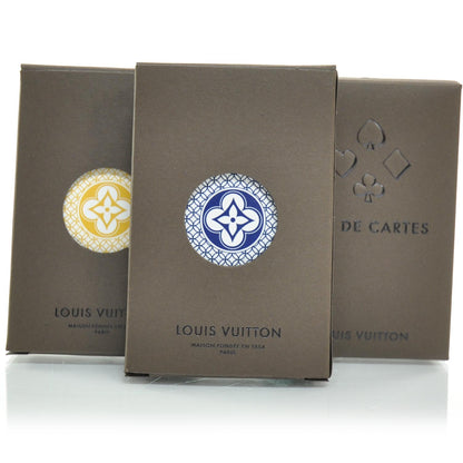 Louis Vuitton Monogram Fleur 3 Pack Playing Cards 1 of 2