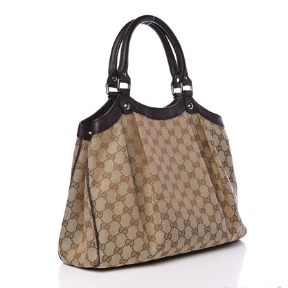 Gucci Monogram Medium Sukey Tote Dark Brown 3 of 11