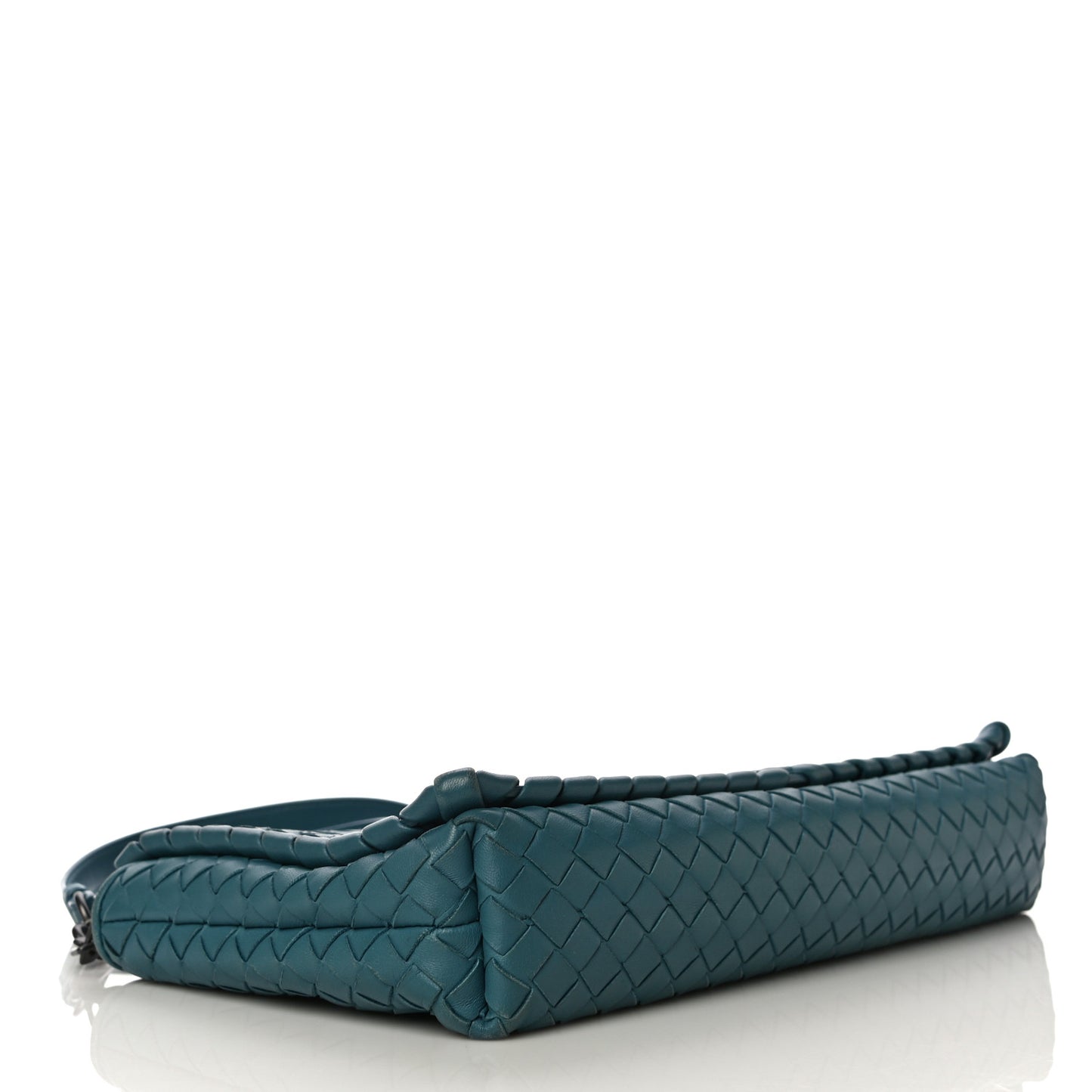 Nappa Intrecciato Dahlia Clutch Crossbody Canard