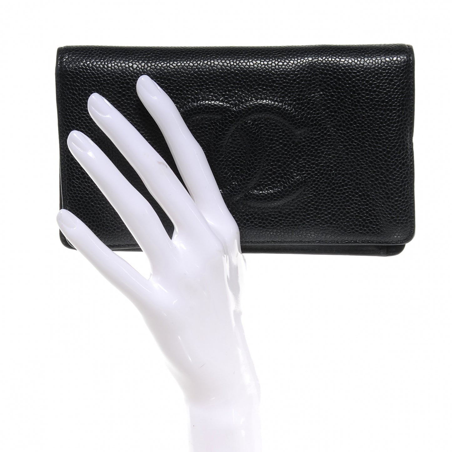 Caviar Yen Wallet Black
