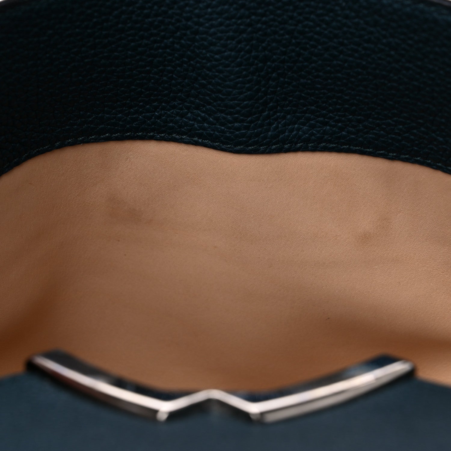 Moynat Taurillon Blush Calfskin Gabby MM Peacock 11 of 11