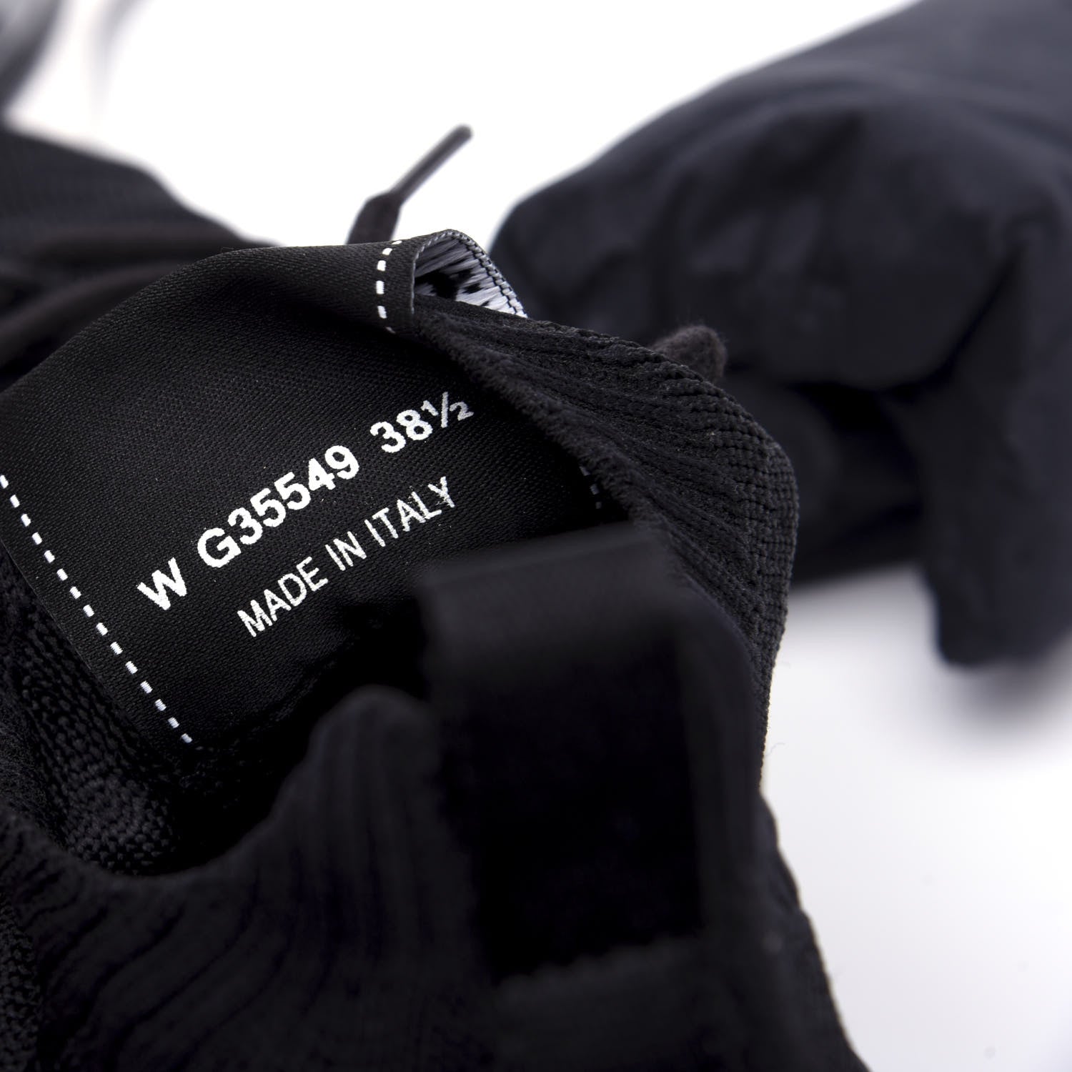 Chanel Fabric Logo Sneakers 38.5 Black 9 of 10