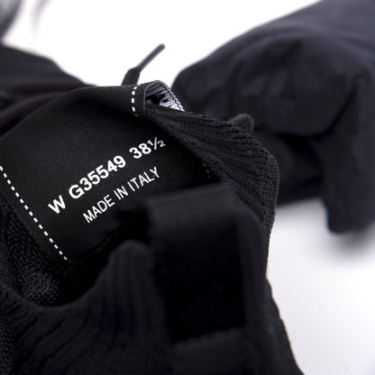 Chanel Fabric Logo Sneakers 38.5 Black 9 of 10