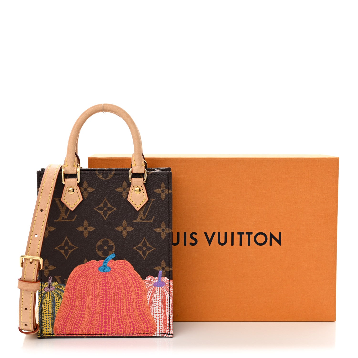 Louis Vuitton LV X YK Monogram Pumpkin Petit Sac Plat Multicolor 11 of 11
