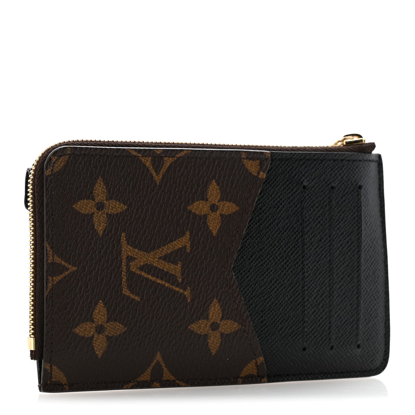 Monogram Recto Verso Card Holder Black Black