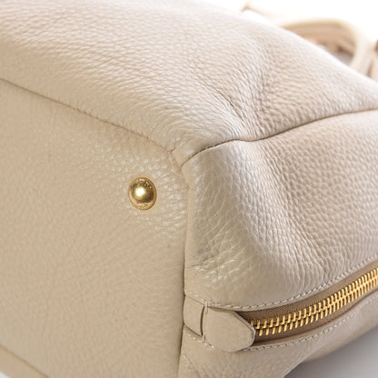 Prada Vitello Daino Side Zip Tote Sabbia 12 of 17
