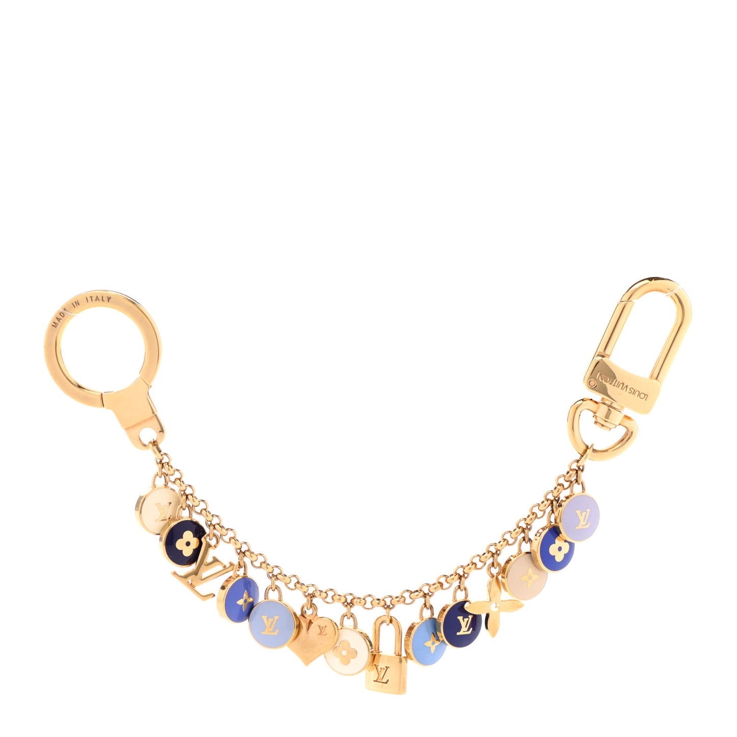 Pastilles Key Chain Bag Charm Blue