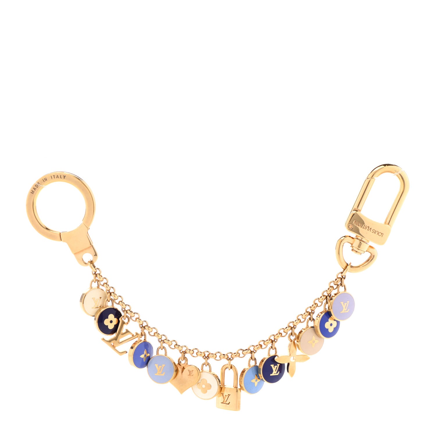 Louis Vuitton Pastilles Key Chain Bag Charm Blue 1 of 3