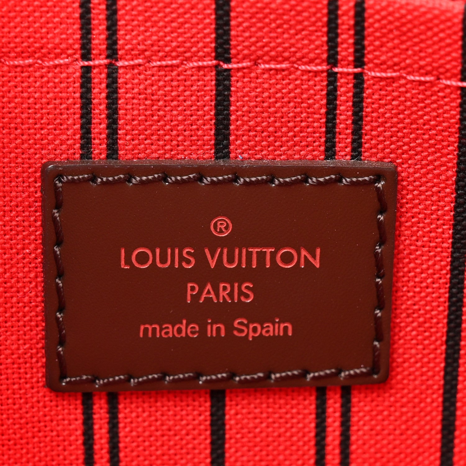 Louis Vuitton Damier Ebene Neverfull MM GM Pochette 6 of 8