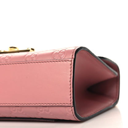 Gucci Guccissima Small Padlock Shoulder Bag Rose Baby Candy 10 of 12