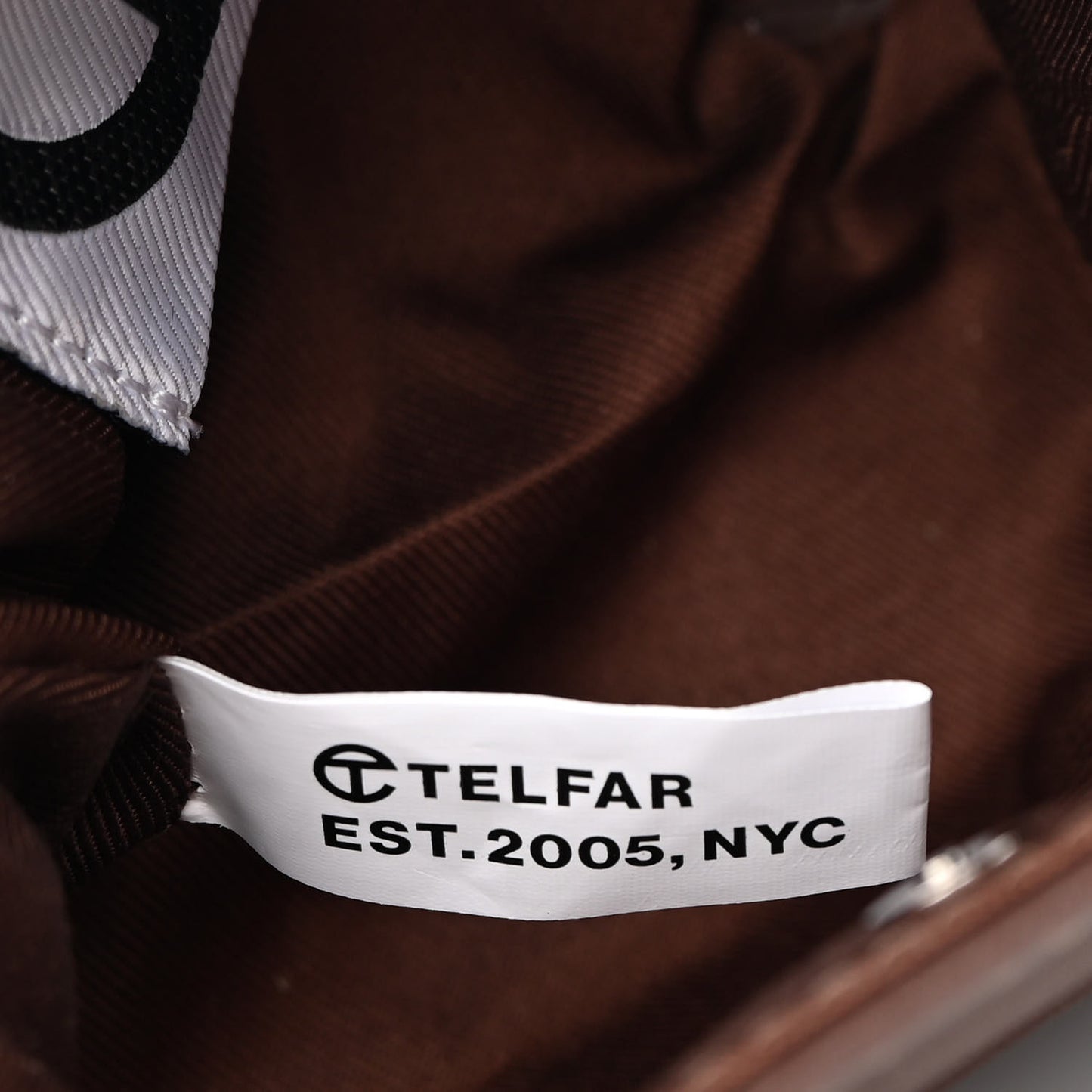 Vegan Leather Small Shopping Bag Chocolate