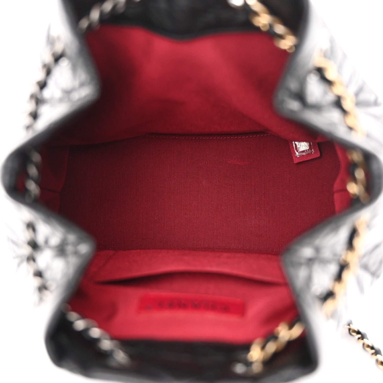 Chanel Aged Calfskin Quilted Small Gabrielle Backpack Black 5 of 11