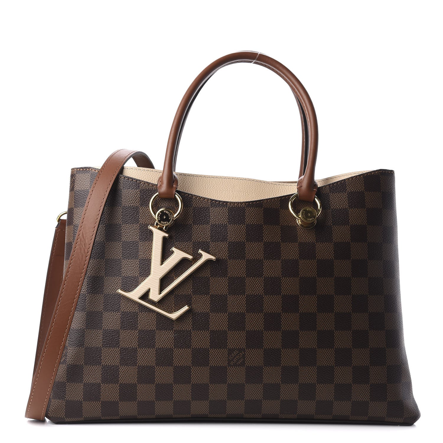 Louis Vuitton Damier Ebene LV Riverside Creme 1 of 9