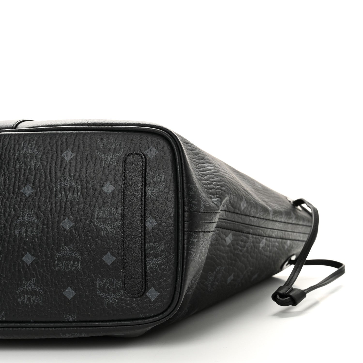 MCM Visetos Medium Liz Reversible Shopper Tote Black 15 of 16