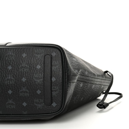 MCM Visetos Medium Liz Reversible Shopper Tote Black 15 of 16