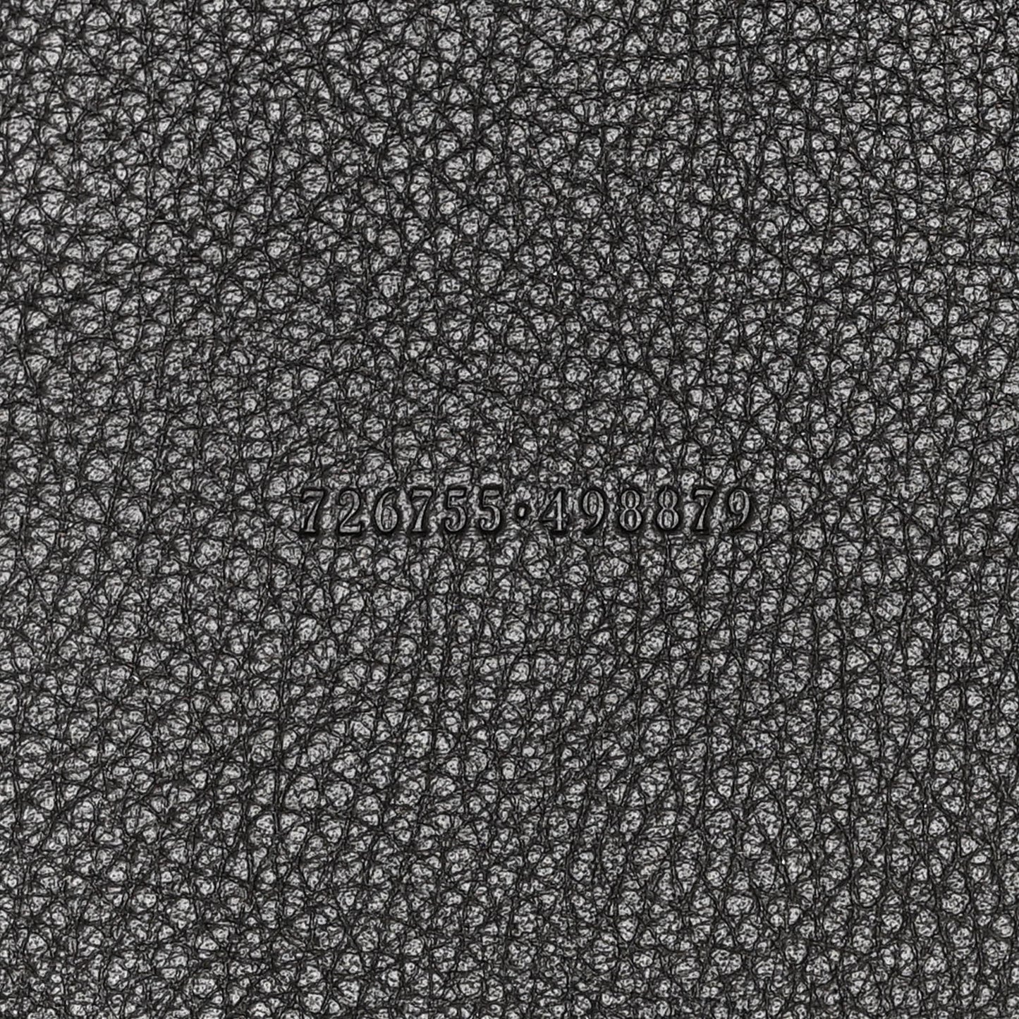 Monogram Jumbo GG Calfskin Web Large Shopping Tote Black