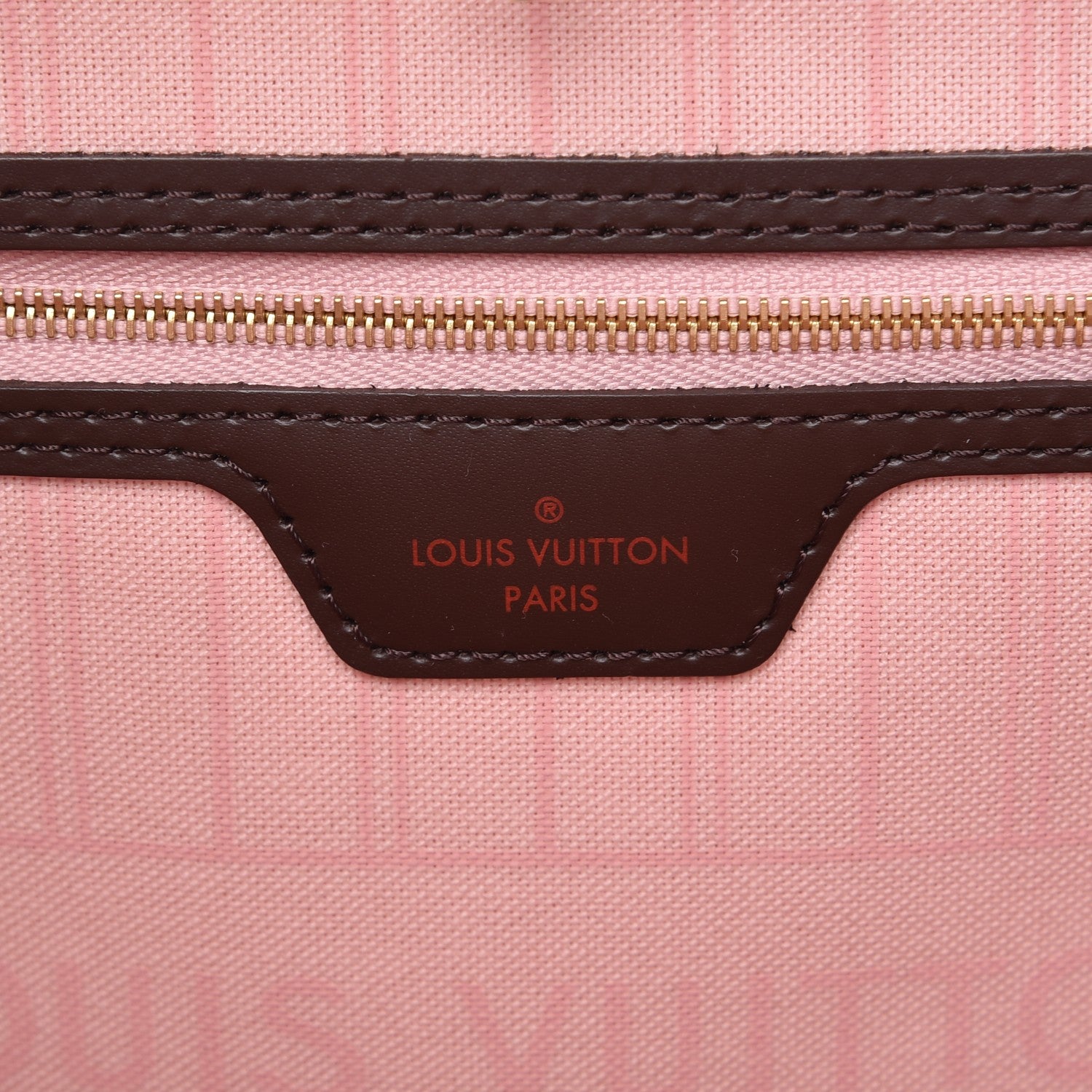 Louis Vuitton Damier Ebene Neo Neverfull MM Rose Ballerine 6 of 8