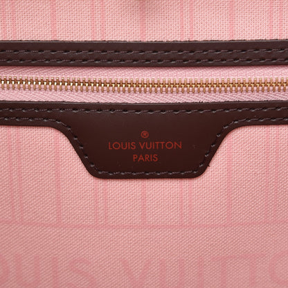 Louis Vuitton Damier Ebene Neo Neverfull MM Rose Ballerine 6 of 8