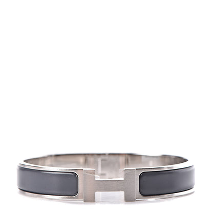 Hermes Matte Enamel Narrow Clic Clac HH Bracelet GM Ardoise 1 of 4