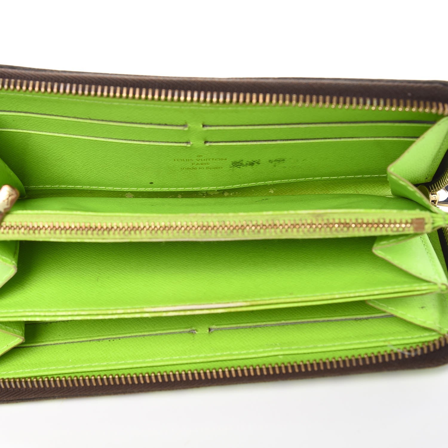 Louis Vuitton Monogram Graffiti Zippy Wallet Green 5 of 15