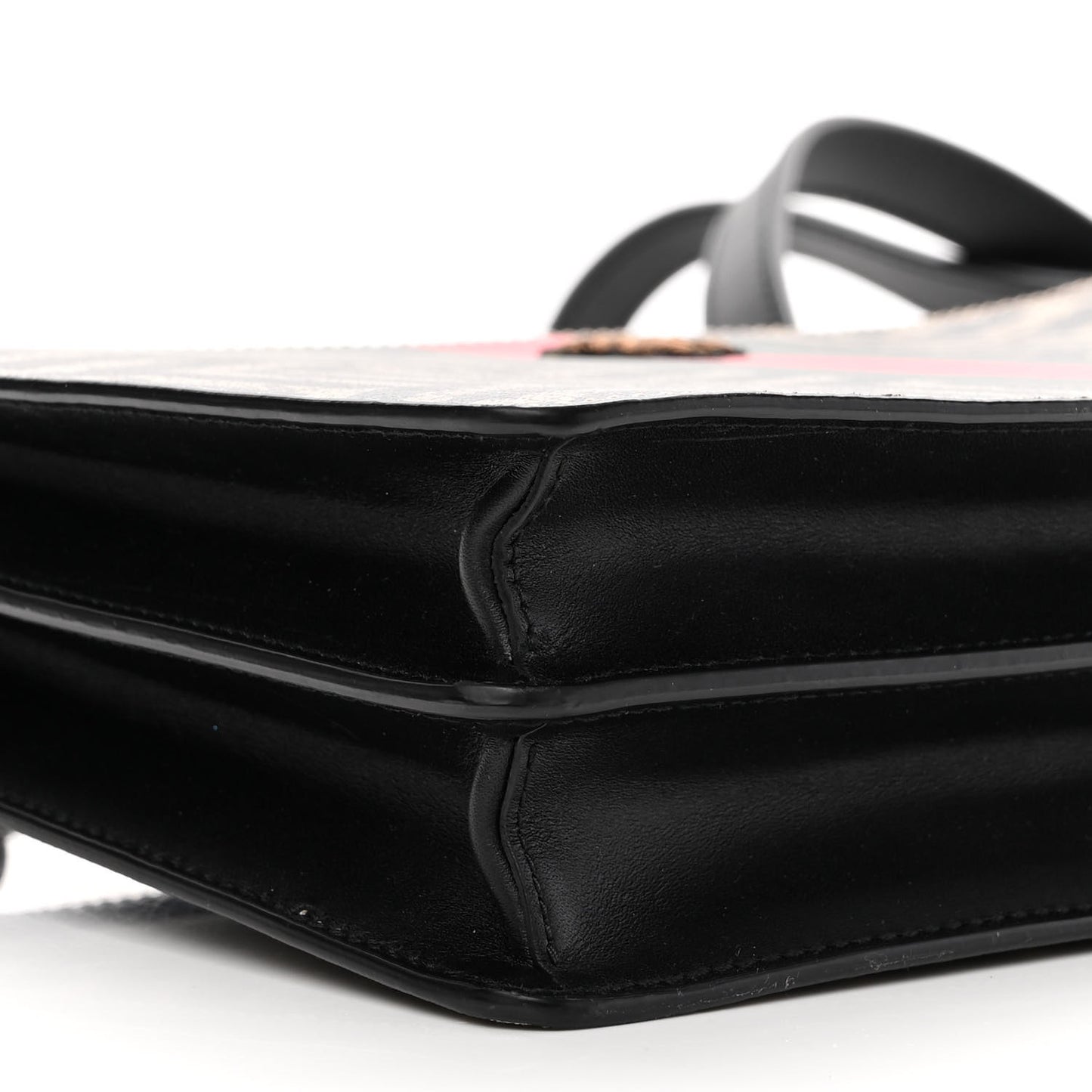 GG Supreme Monogram Caleido Web Messenger Beige Ebony