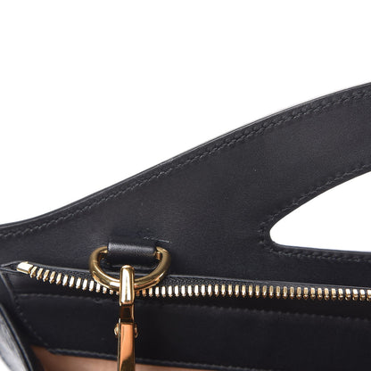 Gucci Suede Patent GG Web Medium Ophidia Top Handle Chain Nocciola Black 6 of 12