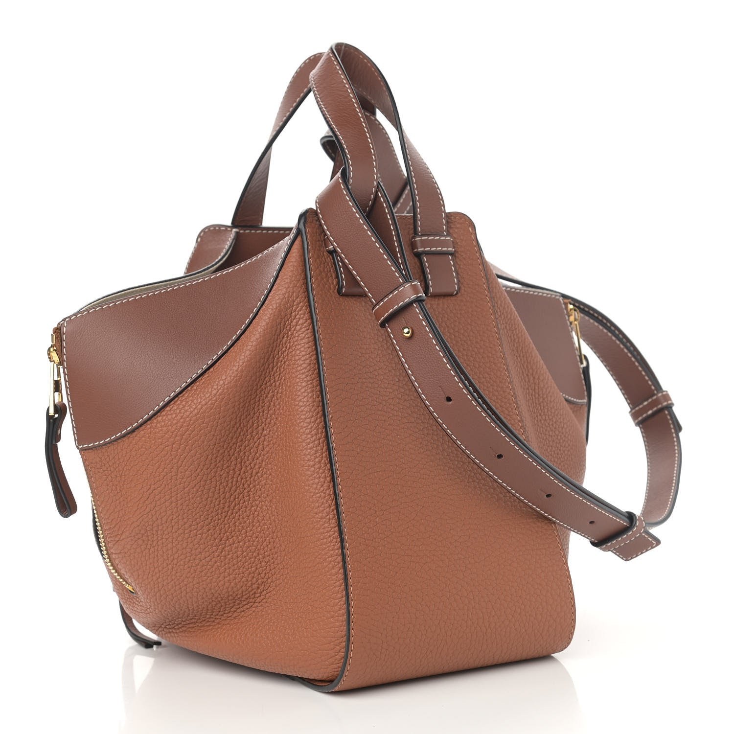 Loewe Grained Calfskin Small Hammock Shoulder Bag Tan 3 of 11