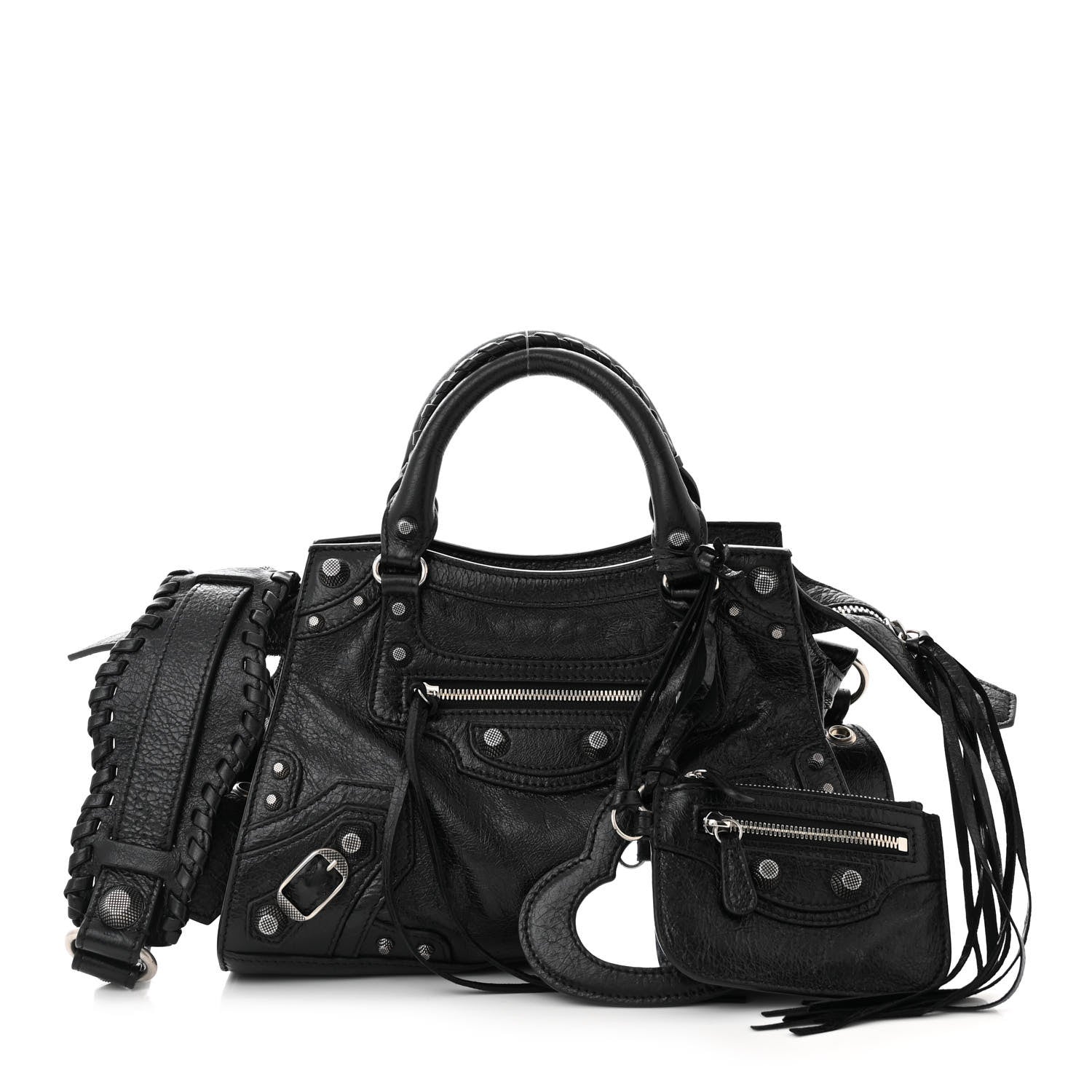 Balenciaga Agneau Arena Neo Cagole Handbag XS Black 1 of 11