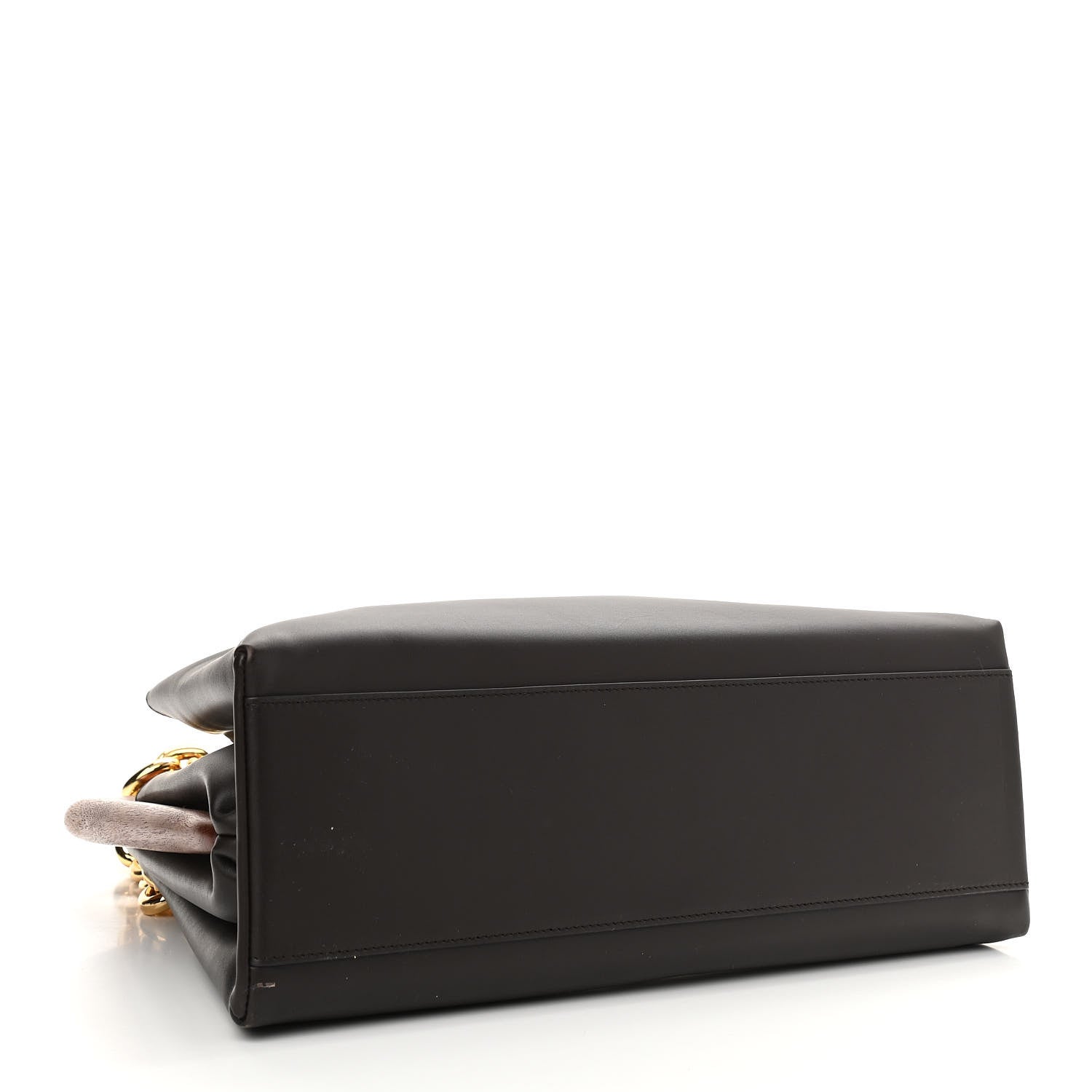 Bottega Veneta Calfskin Wood Mount Fondant 4 of 10