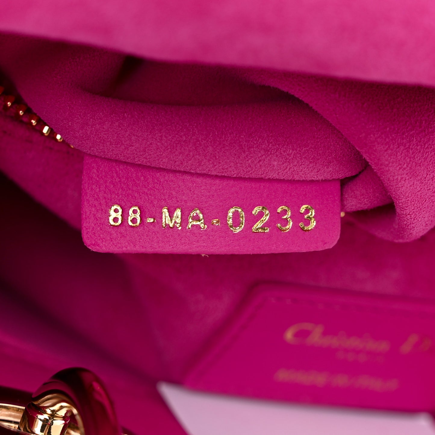 Lambskin Cannage Small My ABCDior Lady Dior Rani Pink