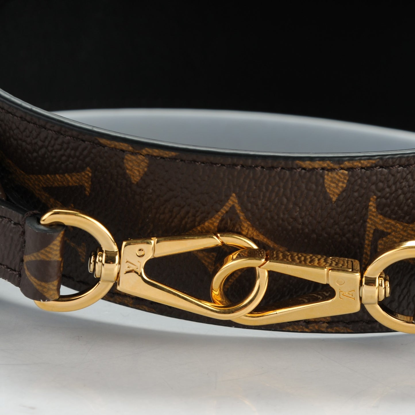 Monogram Bandouliere Shoulder Strap Black