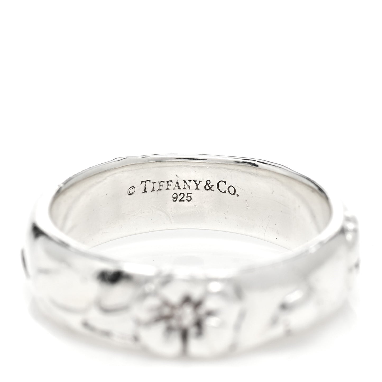 Sterling Silver Nature Rose Ring 54 7