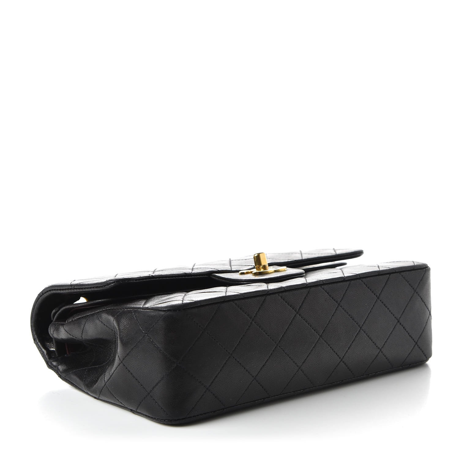 Chanel Lambskin Quilted Small Double Flap Black 4 of 12