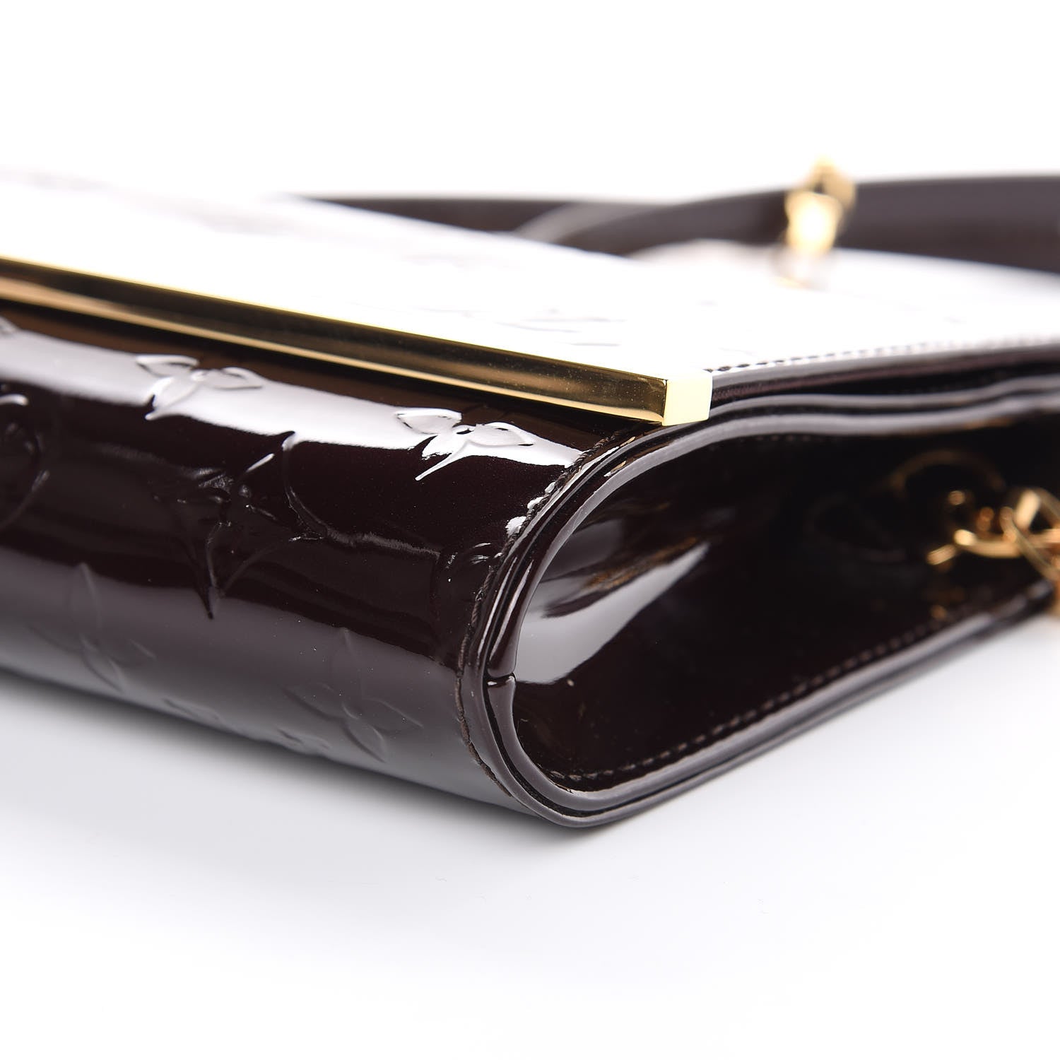 Louis Vuitton Vernis Ana Clutch Amarante 8 of 9