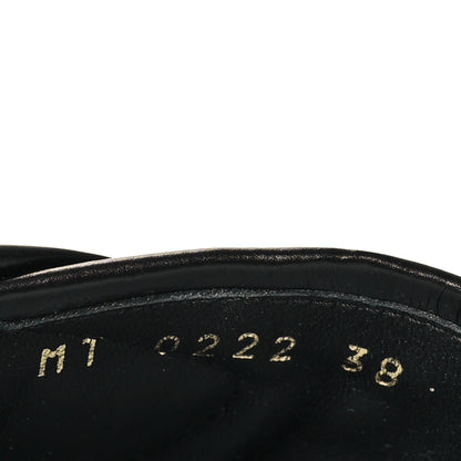 Christian Dior Calfskin Cannage Quilted Dio(r)evolution 80mm Slide Sandals 38.5 Black 6 of 8