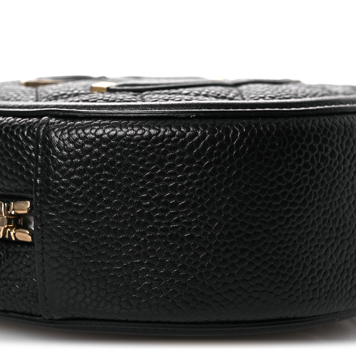 Chanel Caviar Quilted Round Filigree Crossbody Black 9 of 11