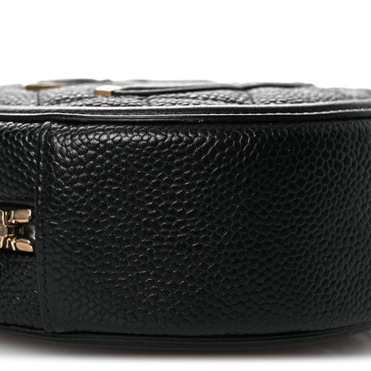 Chanel Caviar Quilted Round Filigree Crossbody Black 9 of 11