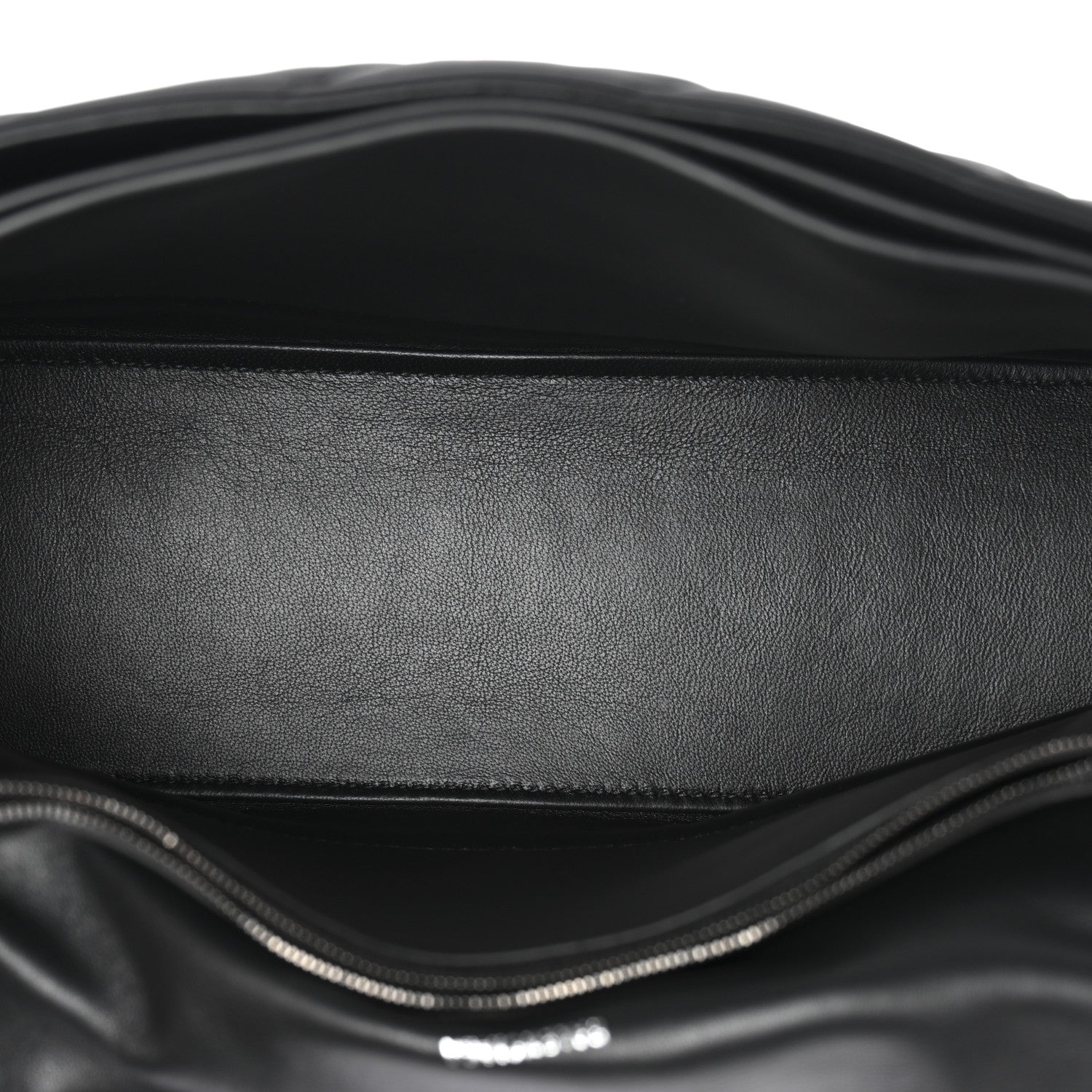 Balenciaga Satin Lambskin Quilted Matte Black Hardware Large Crush Chain Bag Black 5 of 10
