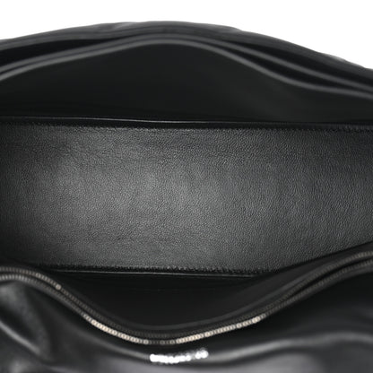 Balenciaga Satin Lambskin Quilted Matte Black Hardware Large Crush Chain Bag Black 5 of 10