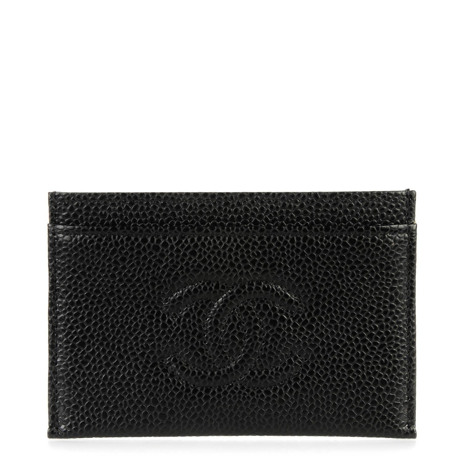 Chanel Caviar Timeless CC Card Holder Black 1 of 8
