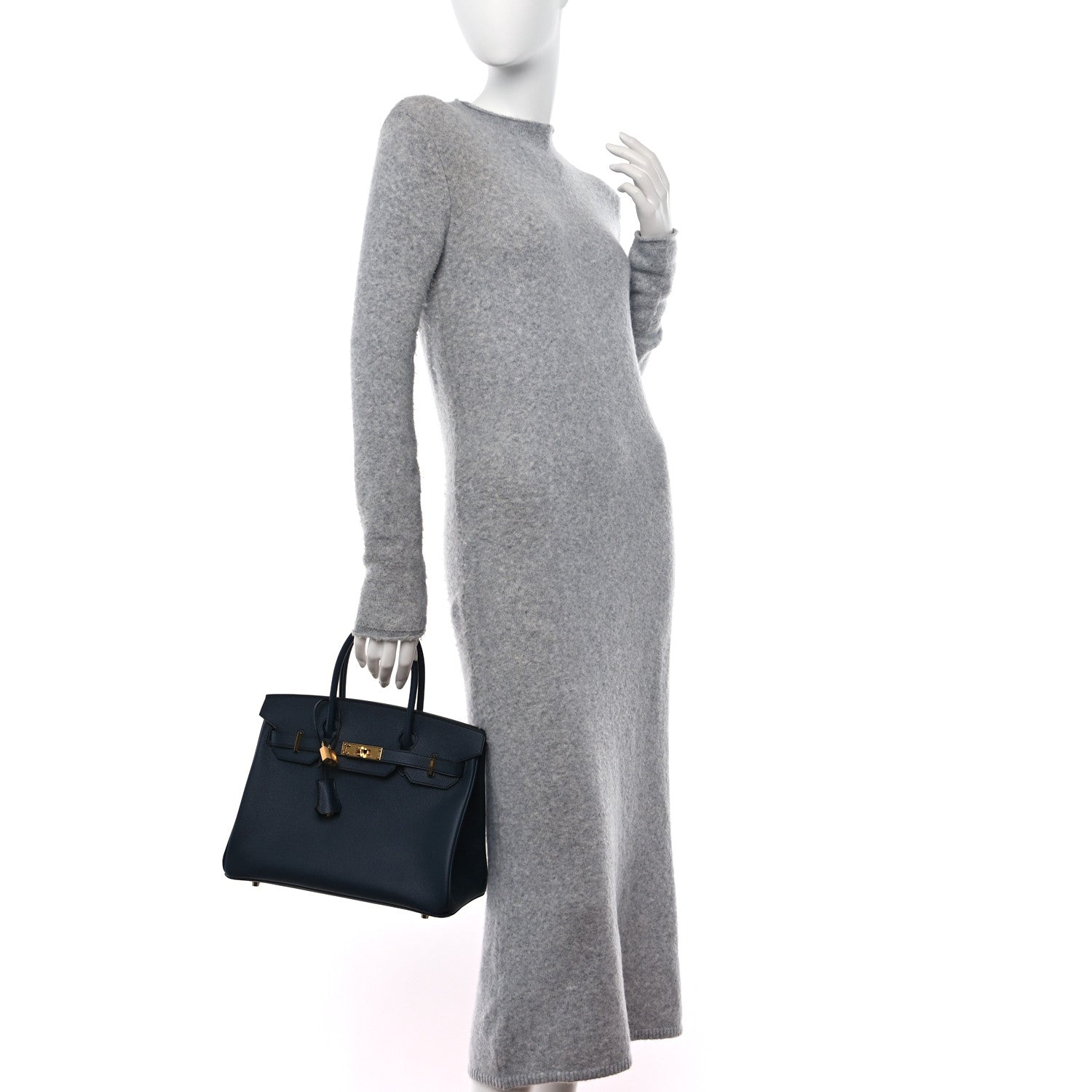 Hermes Epsom Birkin 30 Bleu Indigo 2 of 15