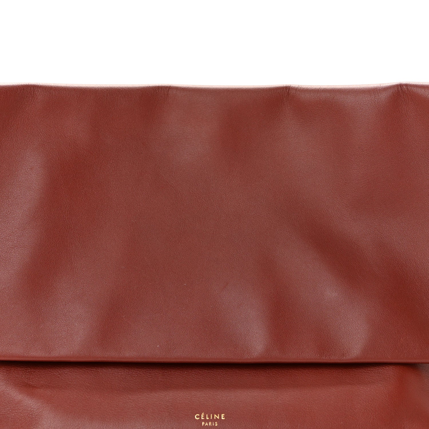 Celine Smooth Calfskin Blade Flap Red Wood 5 of 12