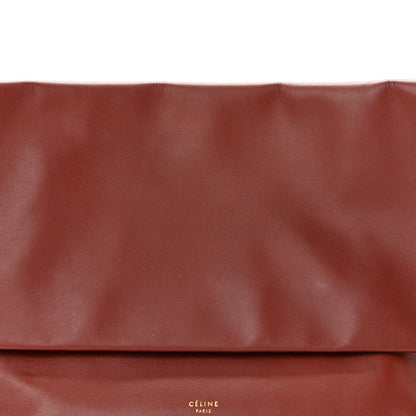 Celine Smooth Calfskin Blade Flap Red Wood 5 of 12