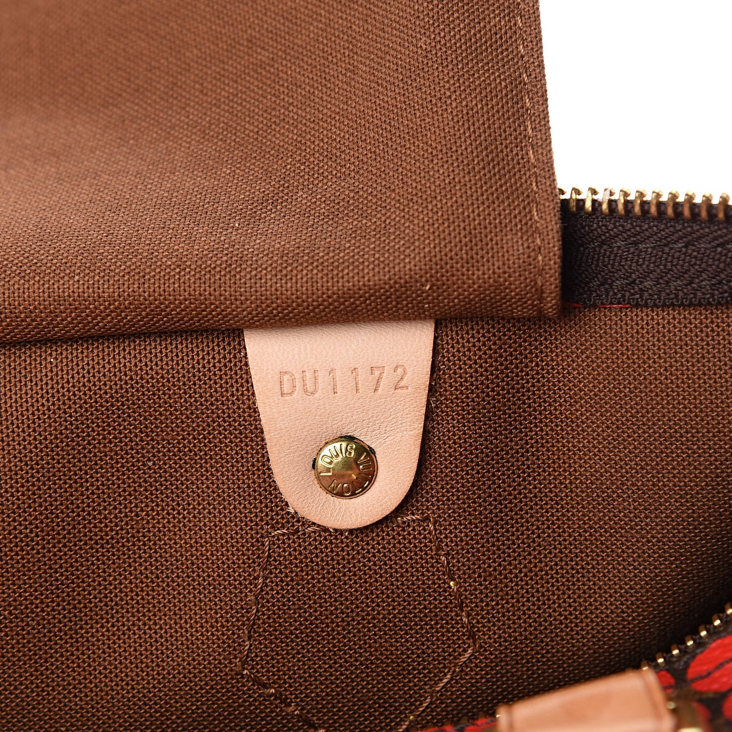 Louis Vuitton Monogram Kusama Town Speedy 30 Red 7 of 10